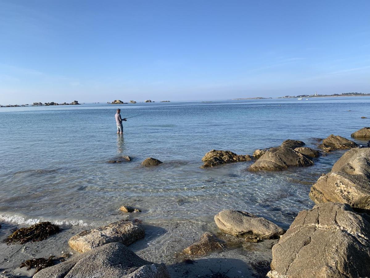 فيلا L'Escale 551, Gite Santec A 250M De La Plage المظهر الخارجي الصورة